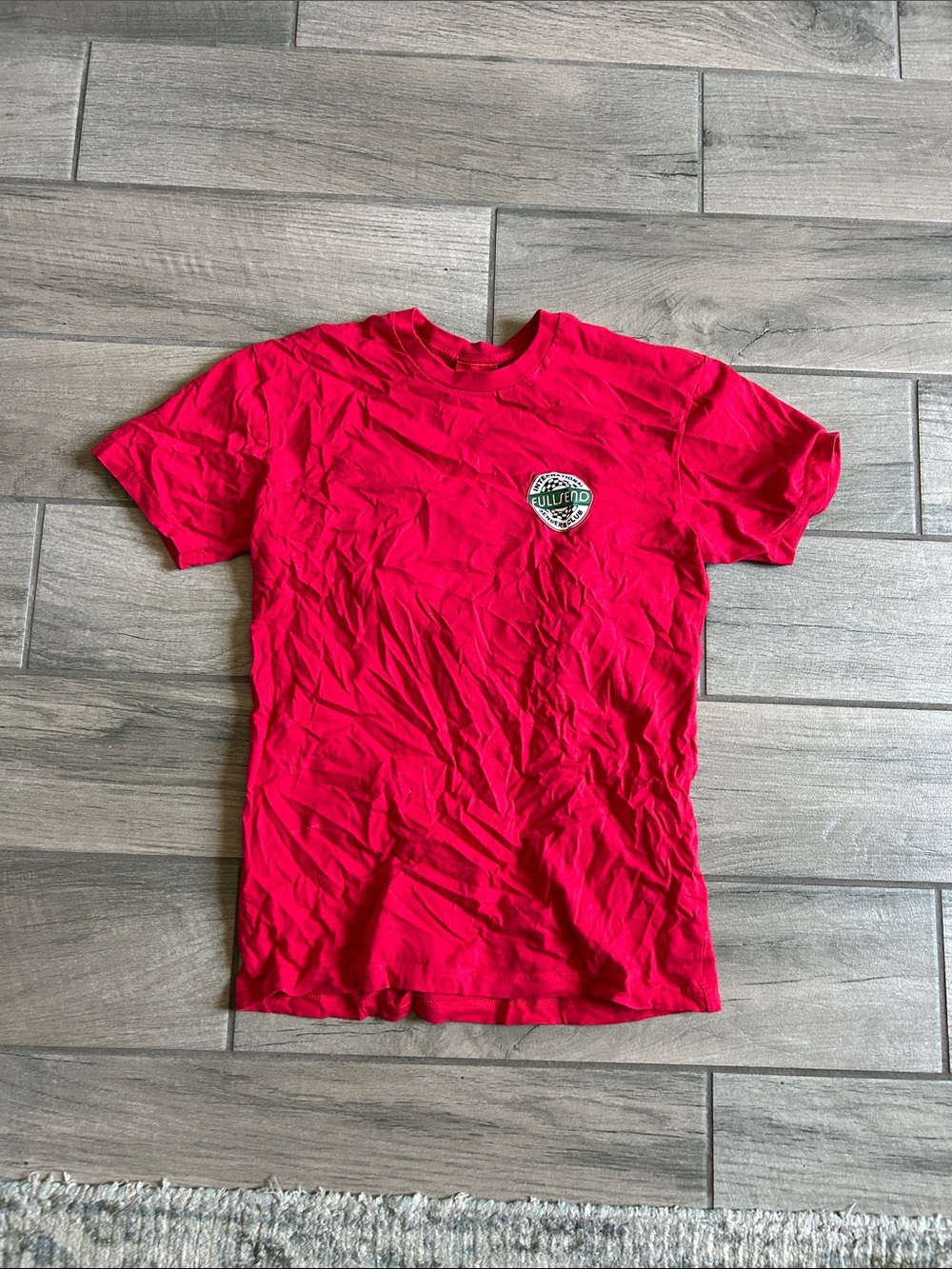 Women's Short-Sleeve Graphic Tee in Bright Red
